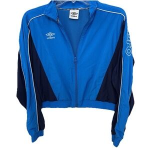 Umbro Womens Premier Diamond Flashback Track Full Zip Jacket Size S  NWOT Retro